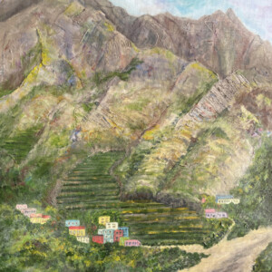Alto Mira - Kapverden, Acryl , 40 x 50 cm, 2025